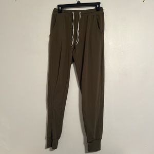Derek Heart olive green jogger sweatpants